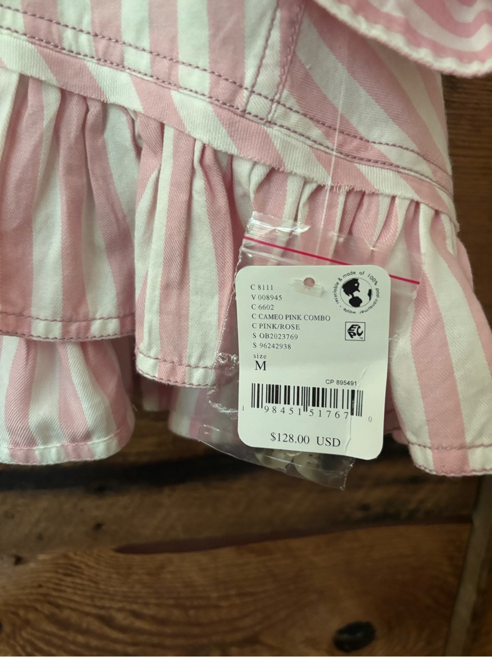 We the Free Bailey Striped Top Medium NWT - Picture 6 of 6